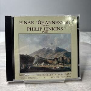 Einar Jóhannesson Philip Jenkins – Clarinet & Piano Works CD Nielsen Schumann Bu
